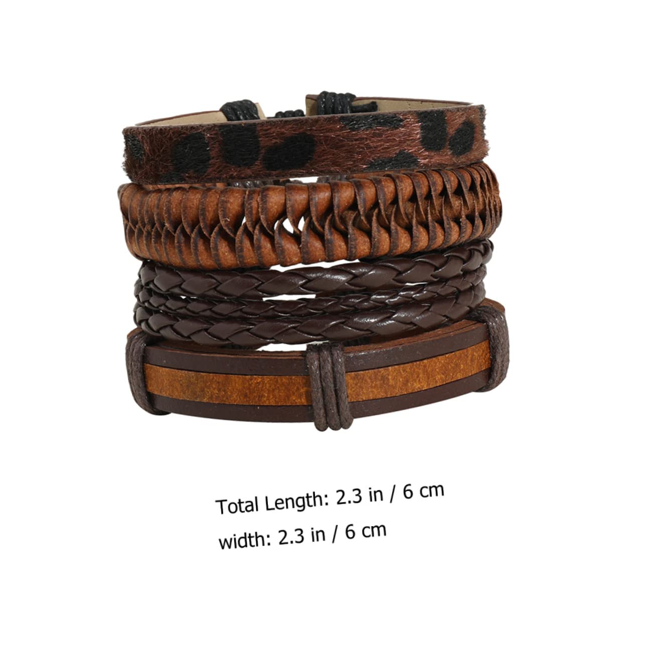 ABOOFAN 40piezas De Trenzado Ajustable Para Hombres y Mujeres Pulseras De Retro Para Ocasiones Especiales