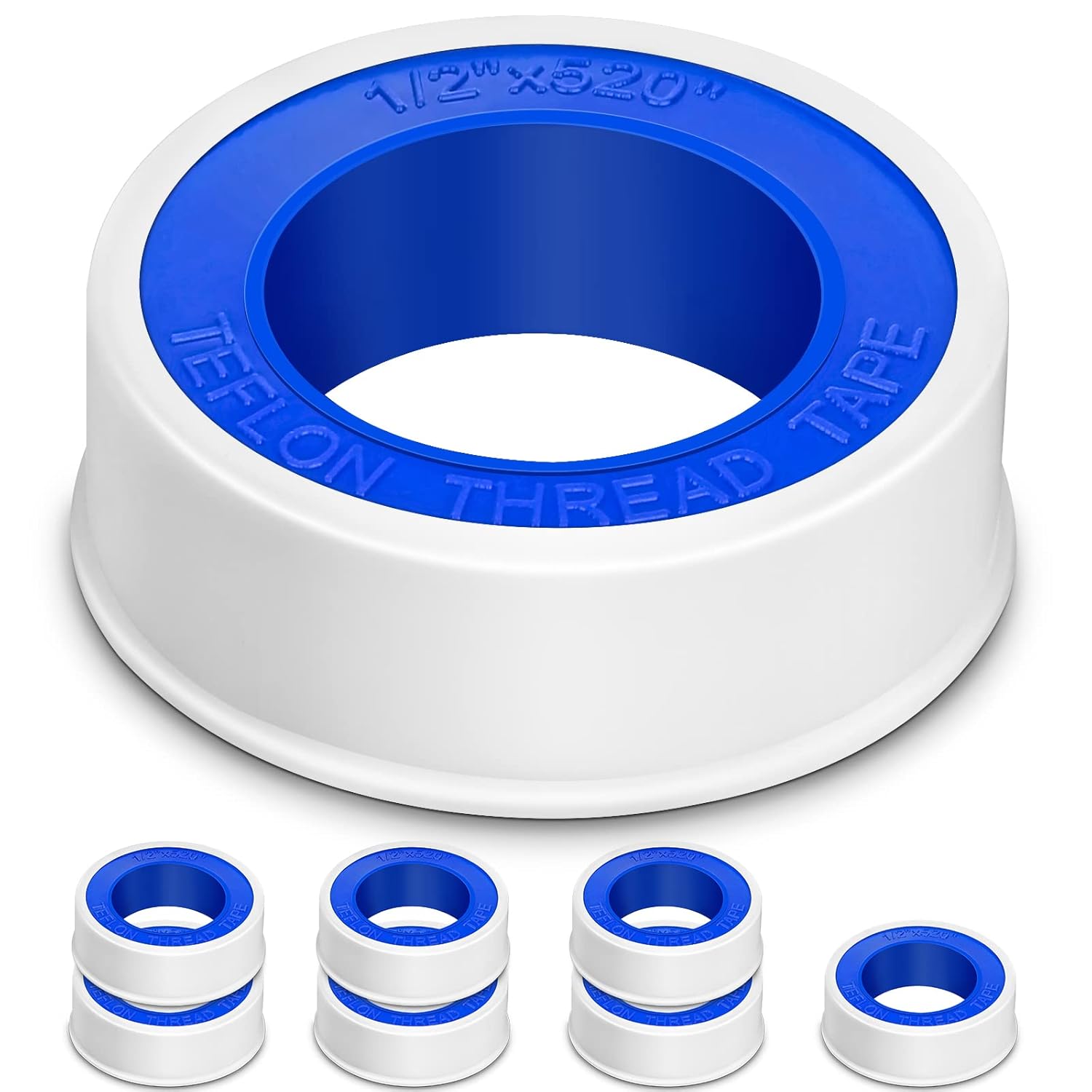 Buy 8 Rolls Teflon Tape 12InchW 520InchesL, Plumbers Tape, DUPPCOS