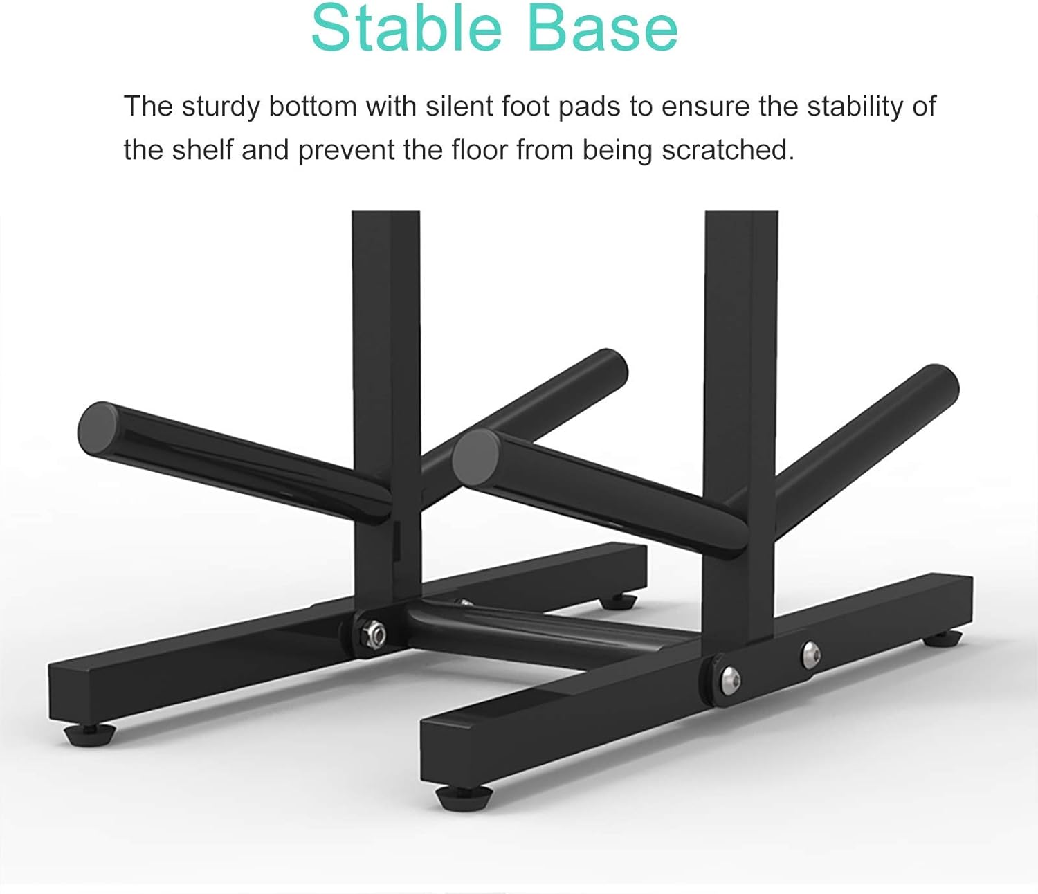 5 Tier Double-Sided Basketball Storage Rack, Freestanding Vertical Football Display Stand, Sports Equipment Storage Rack Tree, 10 Balls,