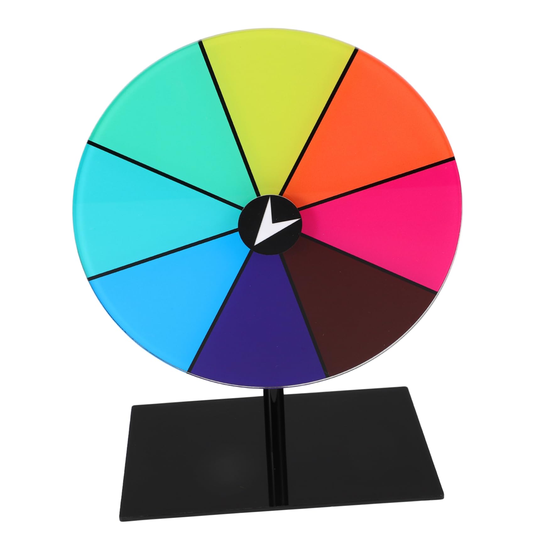 KICHOUSE Prize Wheel for Contests Carnival Events 8 Slot Tabletop Rotating Game Wheel