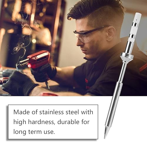 Miniatura 2 de 7 tipos Mini puntas de acero inoxidable para soldador, kit de estación de hierro, reemplazo para soldador TS100 (TS-B2)