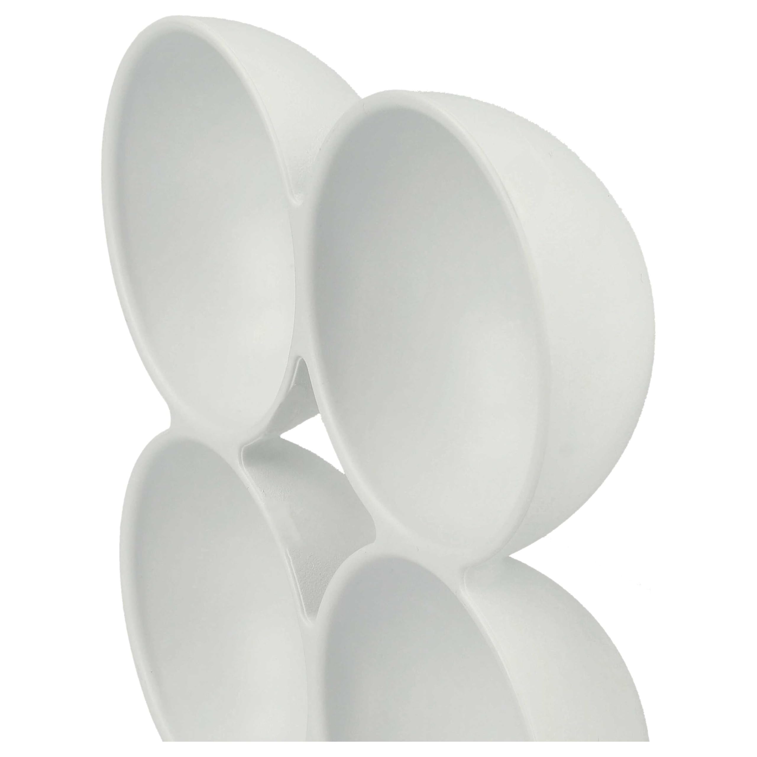 vhbw Eiereinsatz Ersatz für 635924, 00643092, 00652480, 00653060 für Kühlschrank - Eierhalter für 4 Eier, Weiß