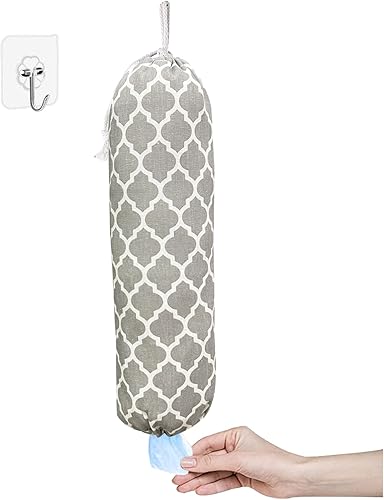 Miniatura 1 de Soporte para bolsas de plástico, organizador de bolsas de plástico para montaje en pared, organizador de bolsas de compras, dispensador grande de