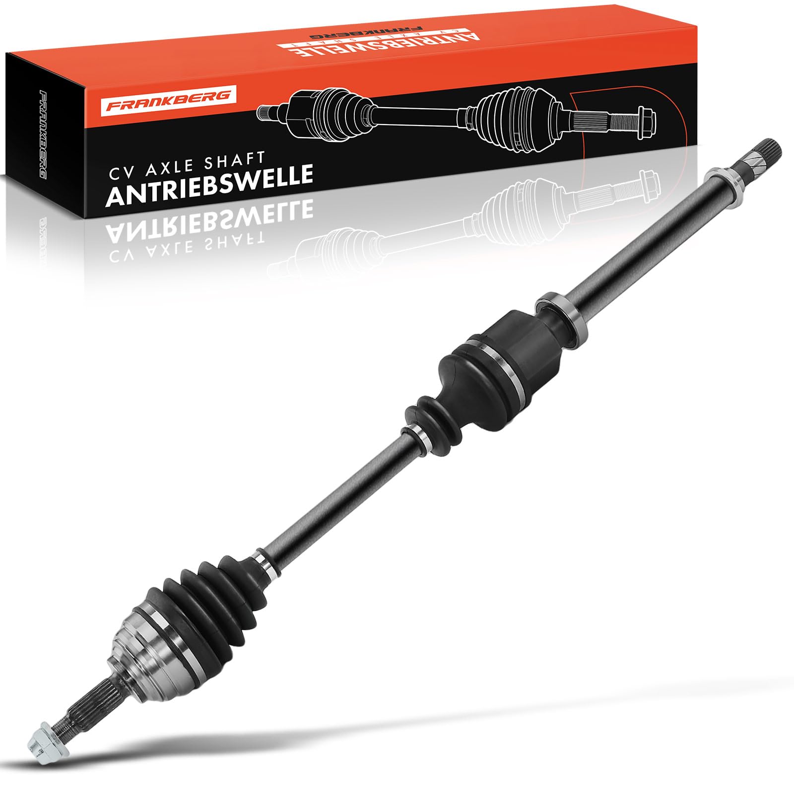Arbre De Transmission (cardan) Avant Droit Pour Renault Kangoo, Mégane II - Sans ABS, Boîte Manuelle - Remplace 8200613827