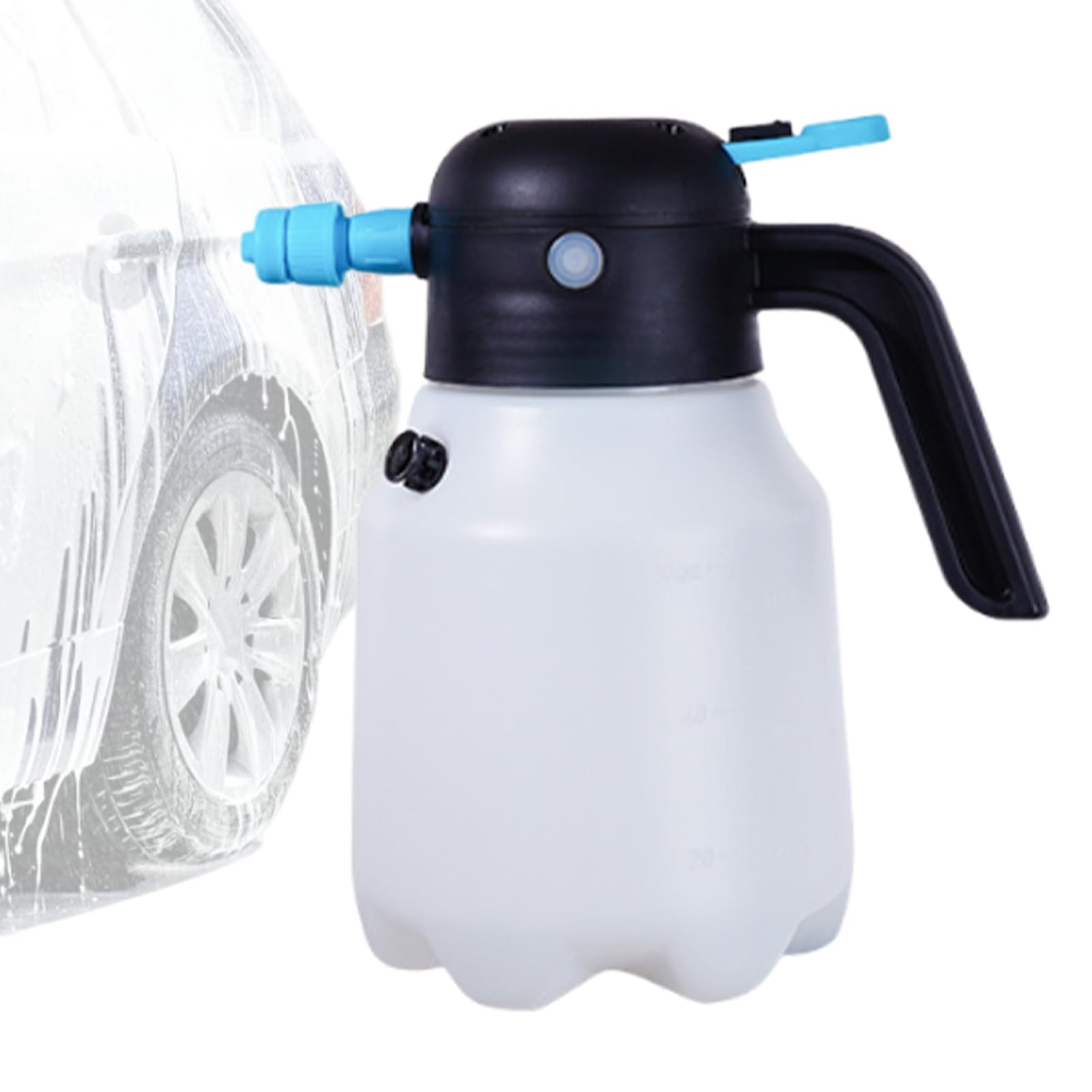 Elektrischer Schaumspüler Für Fahrzeuge 1,8 L Automatische Dosierung | Gartenreinigung Sprühflasche Für Industrielle Anwendungen, , Terrasse, Garten, Bewässerung, Baustelle, Wohnmobil, Boot,