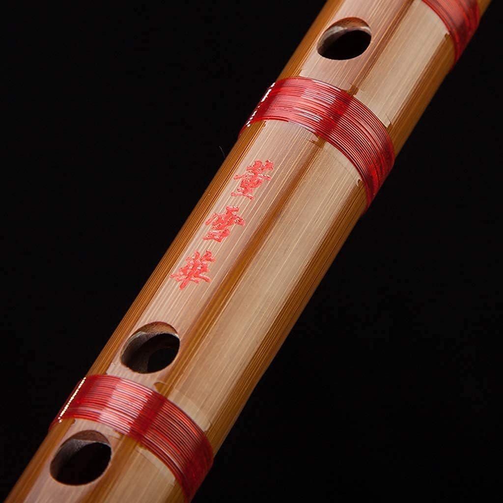 Examination Level Flute Professional Flute G/F/E/D/C Tune Bamboo Flute Beginner Playing Flute Chinese Musical Dizi Clarinet(Color:G)