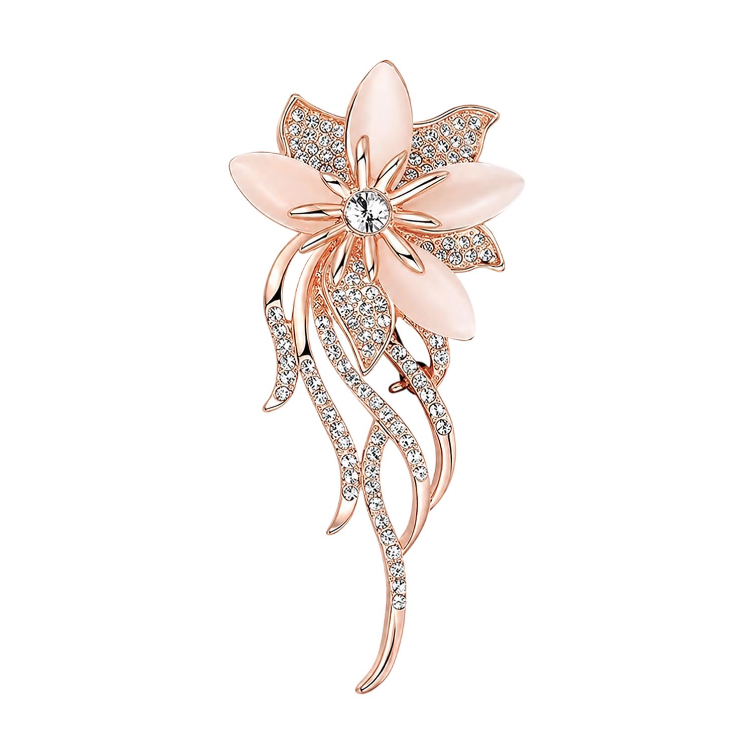 syga Brooch Pin Fashion Crystal Rhinestone Jewellery Pin Vintage Accessories Decoration Clothing Bouquet Brooches for Women Girl- S14-picture-23