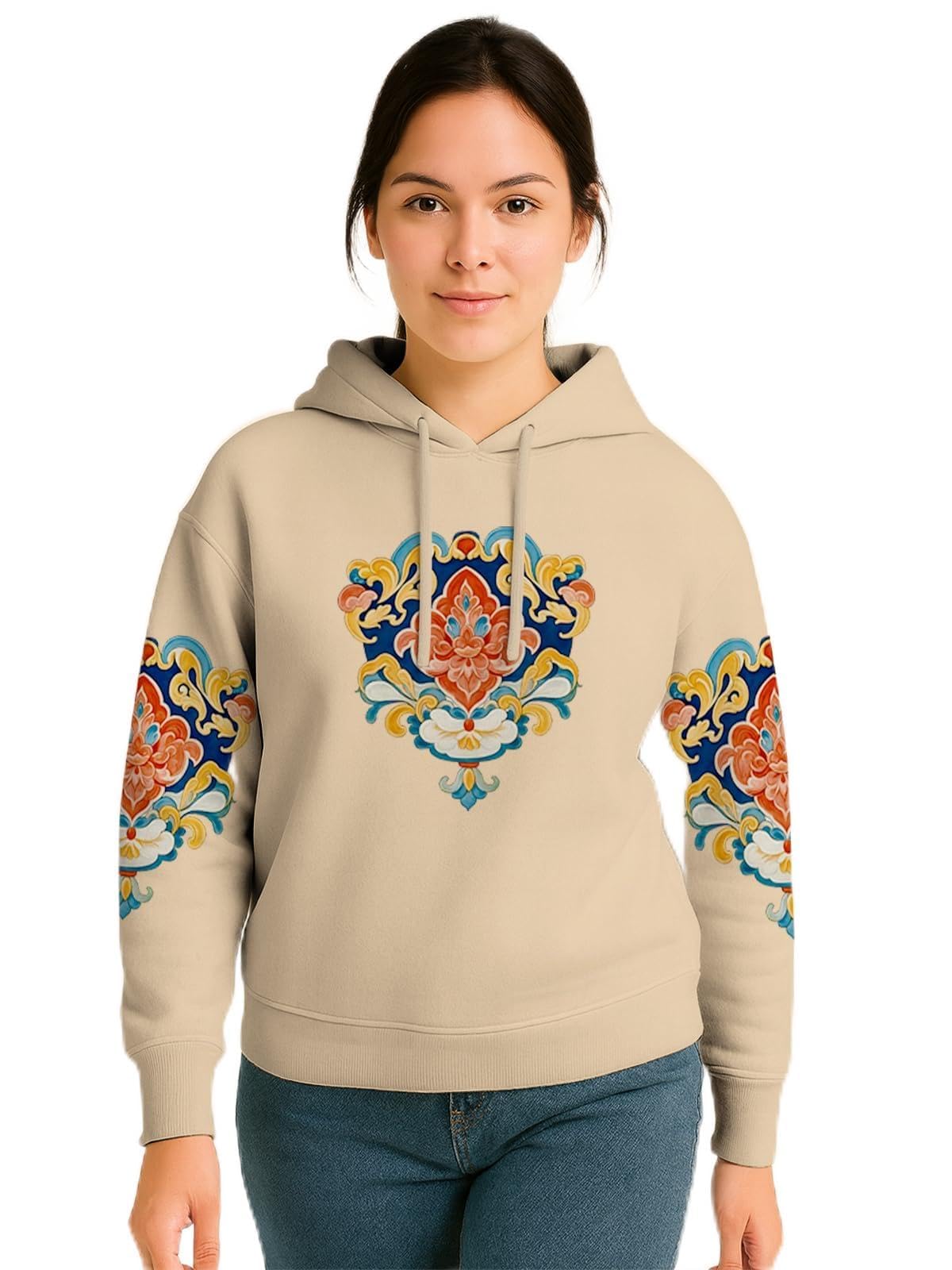 hellcat Trendy Cotton Blend Hoodie for Women | Stylish Winter Hooded Sweatshirt for Women-picture-42
