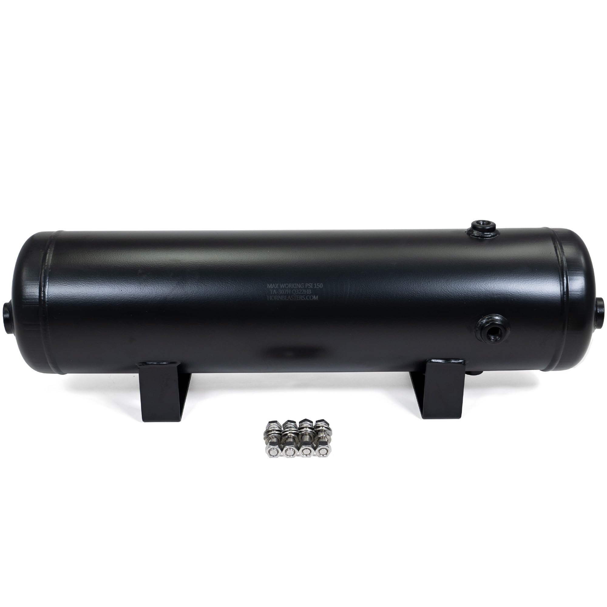 HornBlasters 3-Gallon 7 Port Air Tank - Powdercoat Finish - Two 1/2
