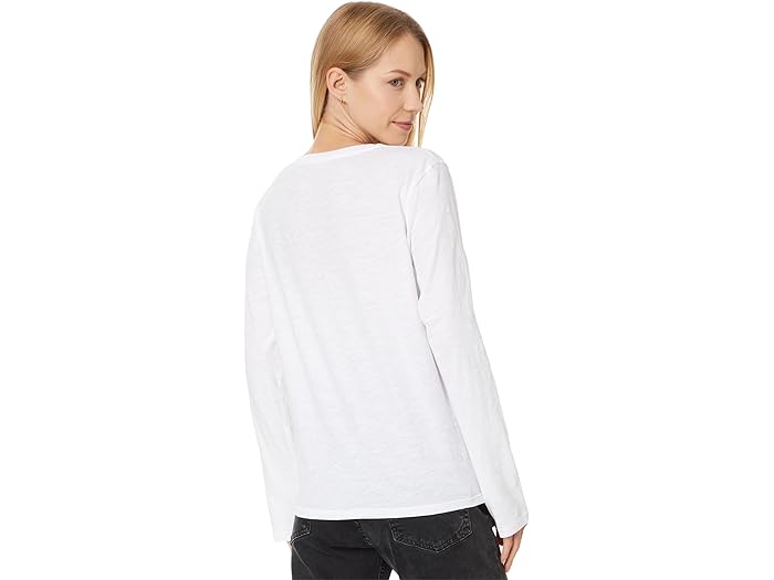 V Neck Long Sleeve Tee - Image 3