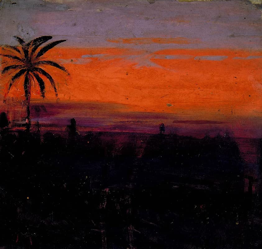 Affiche le ciel simulé par des flamants rouges Abbott Handerson Thayer pour habiller un mur vide