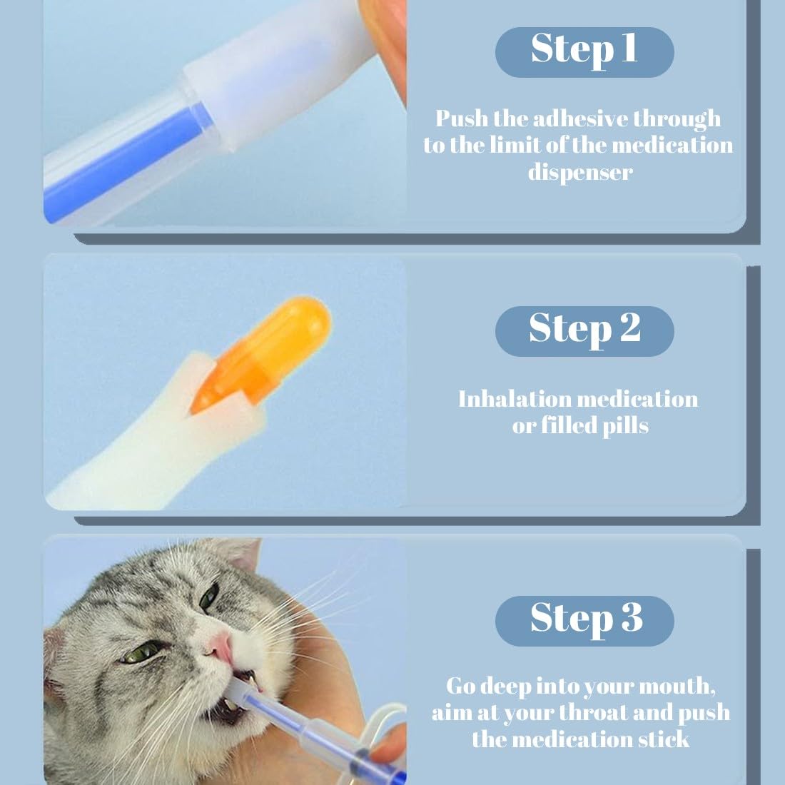 2 Pcs Feeder Medicine Syringes Gato, Alimentador De Tabletas Para Mascotas, Medicine Dispenser Pill Para Pets, Medicamento,Silicone Syringe Para Pets, With Soft Tip, Para Small Pets Dogs Cats