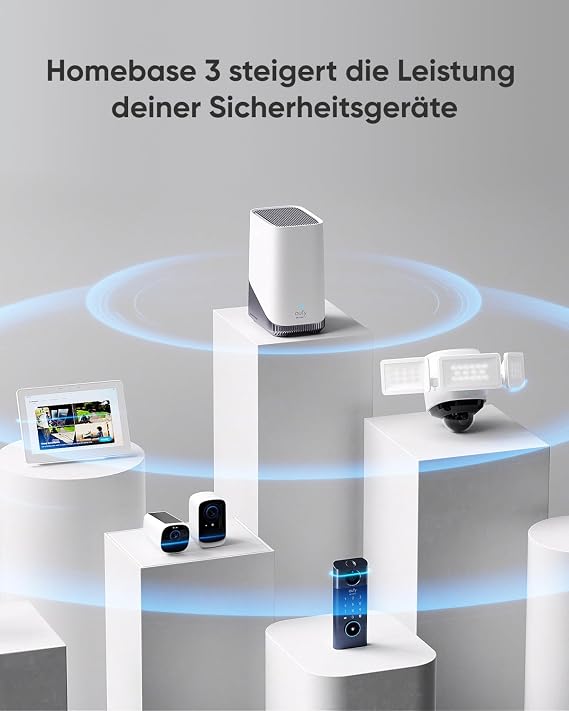 eufy Security HomeBase 3 eufy S380 Security Camera Toll-Free Use Expandable Memory Compatibility Military Grade Encryption
