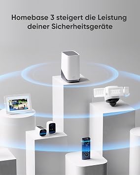 eufy Security HomeBase 3 eufy S380 Security Camera Toll-Free Use Expandable Memory Compatibility Military Grade Encryption