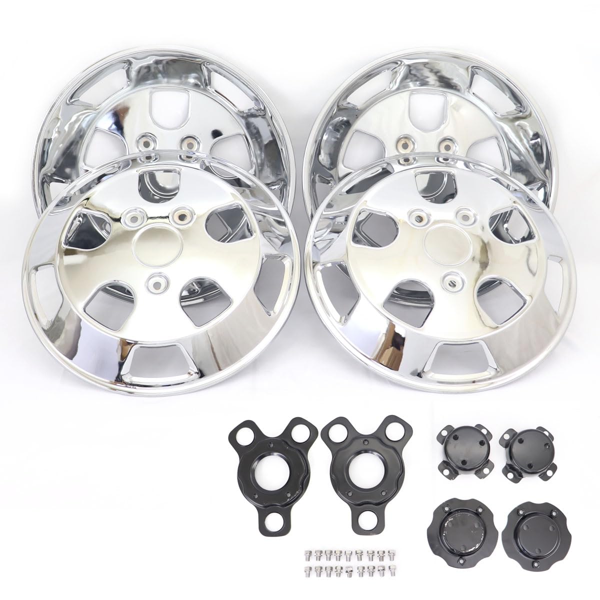 Amazon | トラック用 汎用 ホイールライナー 16インチ 5穴 メッキ