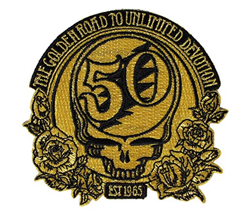 C&D Visionary Application Grateful Dead 50th Anniversary with Metallic Threads Patch