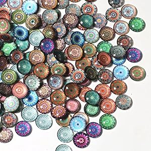 100 stuks keramische kralen kleurrijke kralen draadsnijden voor doe-het-zelf sieraden kunst ambachten ketting armband…