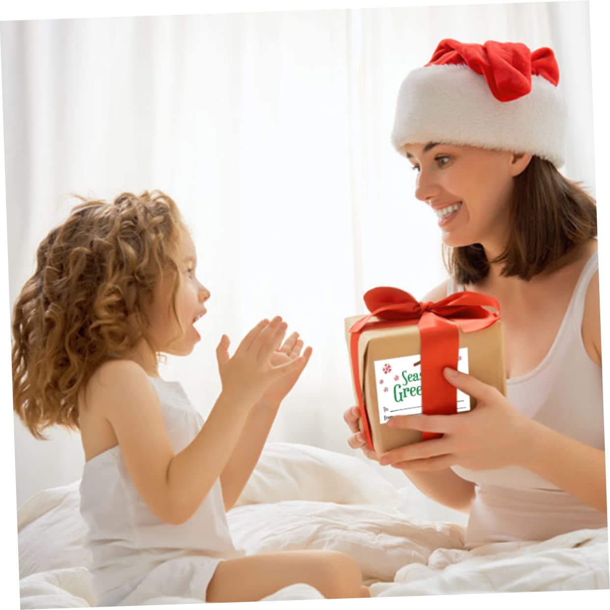 Lurrose 3 Rollen Selbstklebende Etiketten Weihnachtsetiketten Aufkleber Umschlagetiketten Weihnachtsetiketten Aufkleber Weihnachts Weihnachts Namensschilder