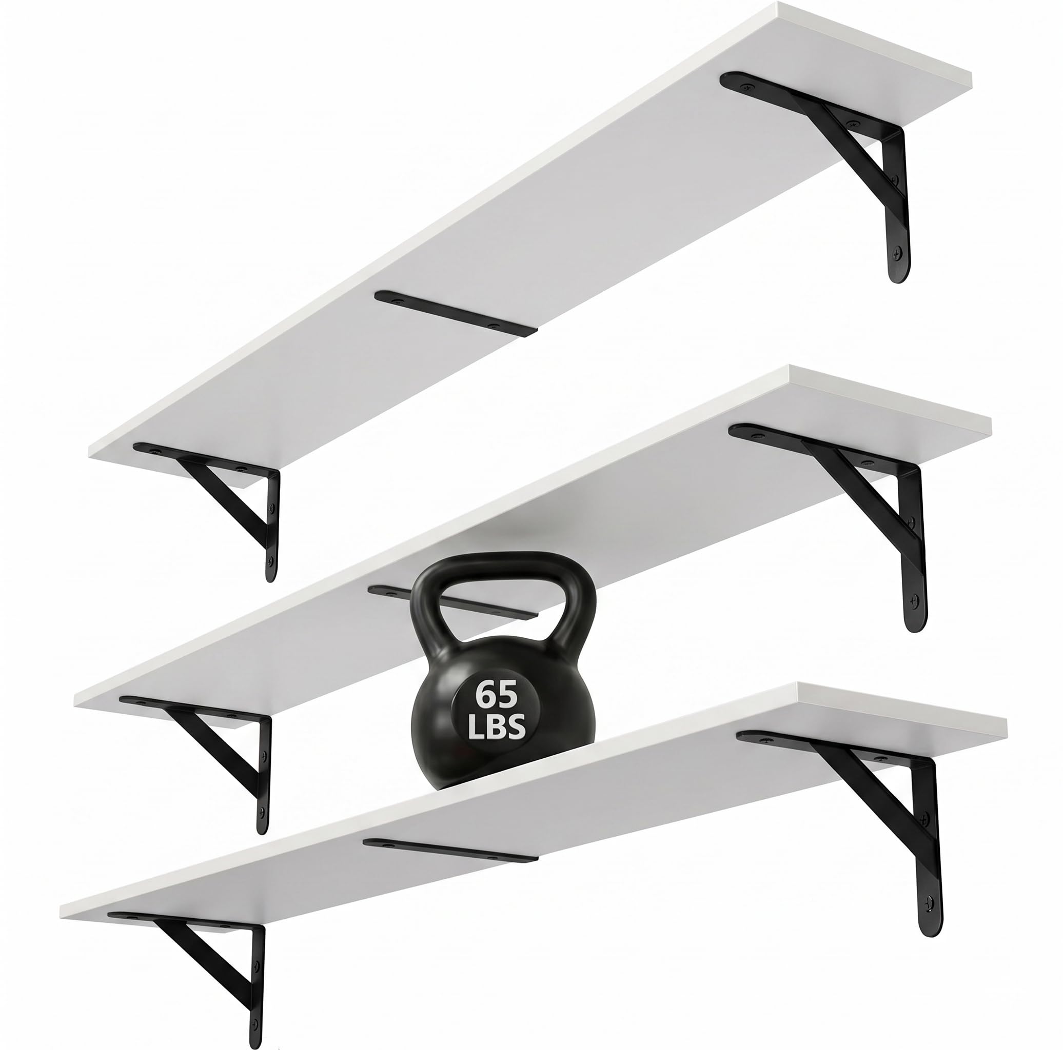 WOPITUES Floating Shelves - 3-Pack -20
