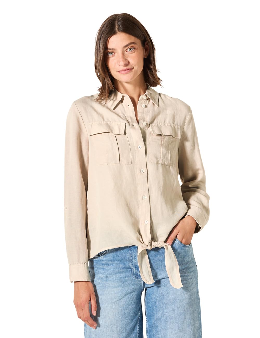 Cecil Bluzka damska, Pumice Beige, XXL