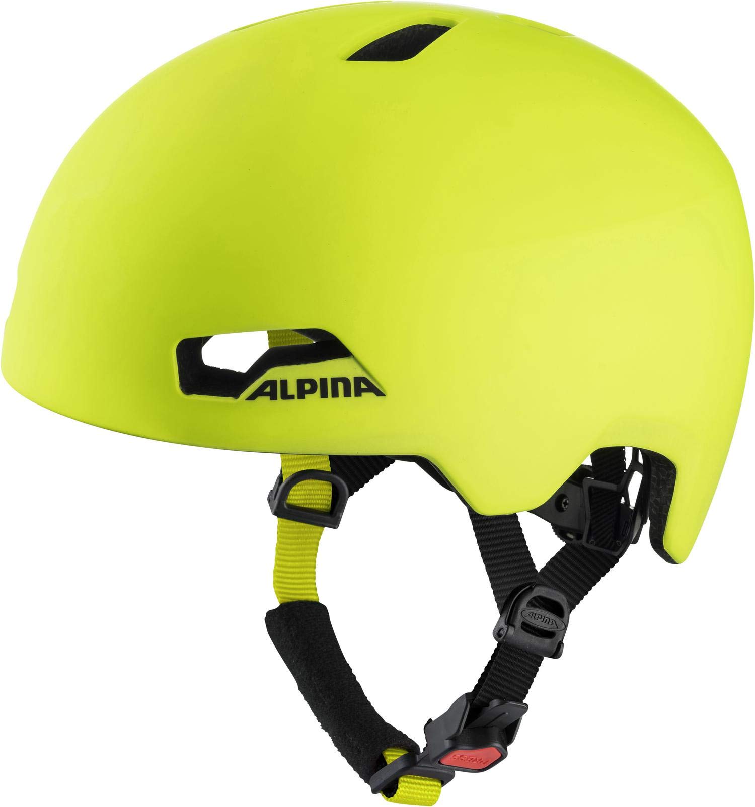 ALPINA Hackney Helm 2024 Black Neon/Yellow Matt