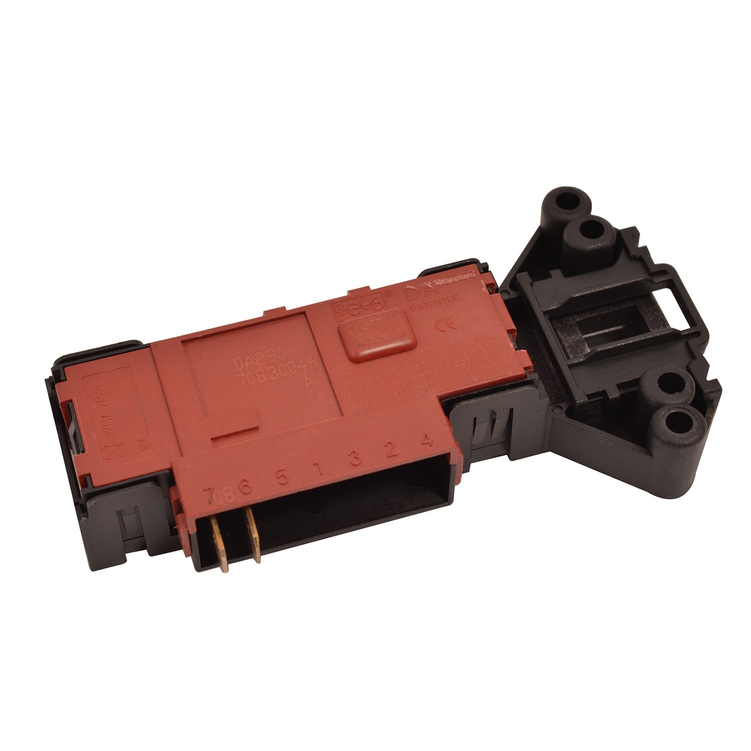 Hotpoint C00095979 Ariston Creda Edesa Export General Electric Indesit - Interruptor de puerta para secadora, color blanco