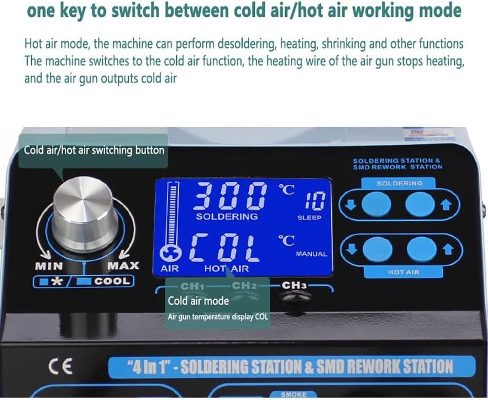 Automatic Soldering Station, Automatic Soldering Machine for Soldering Circuit Boards, Foot-Operated Heated Solder Rework Station