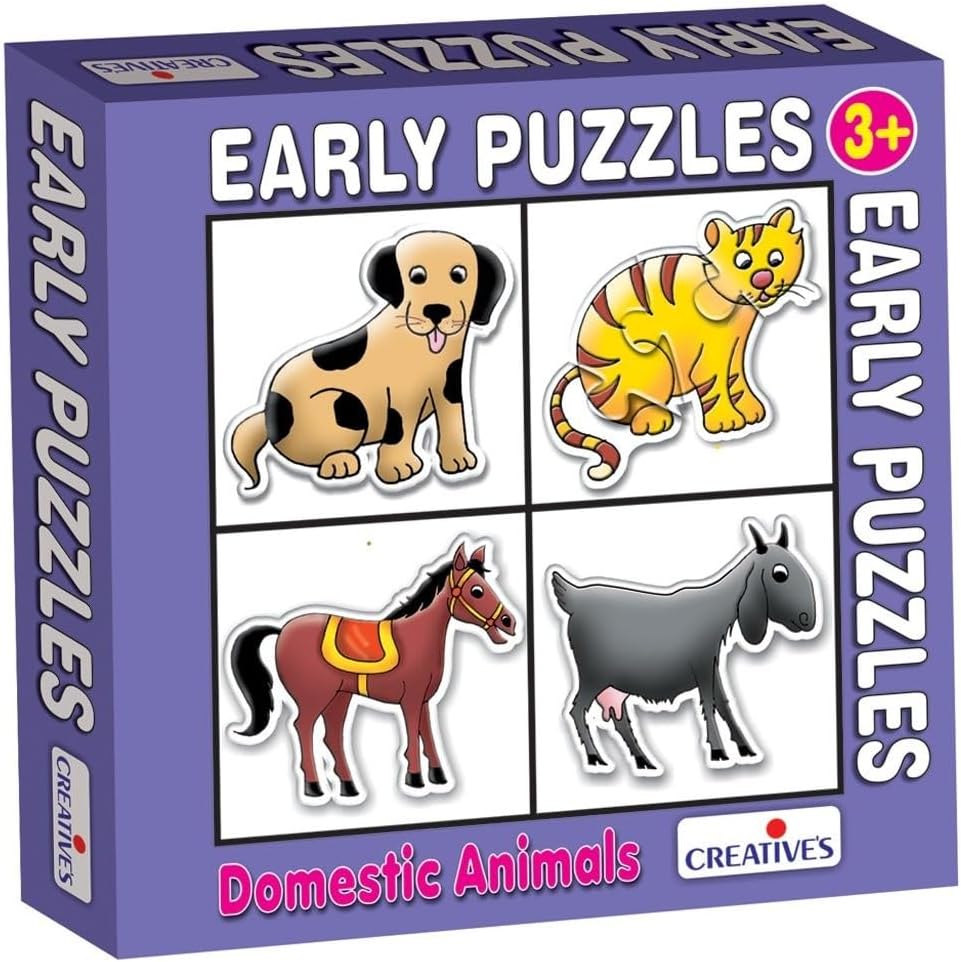 Creative Educational Early Years Domestic Animals Puzzles