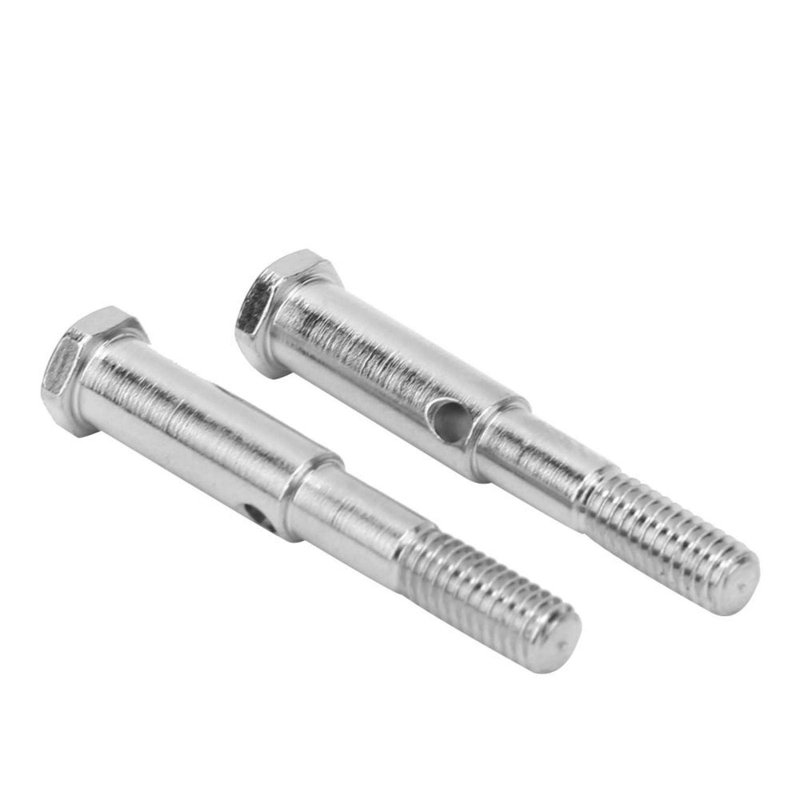 Eje De Rueda Delantera De Metal Para ECX Series 2WD 1/10 | Par De 2 Piezas | Accesorio De Repuesto Para Coche RC