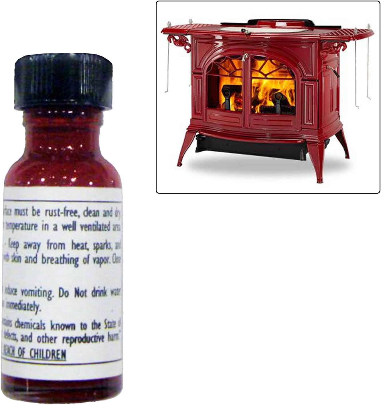 Vermont Castings Wood Stove Bordeaux Touch Up Paint: 1341