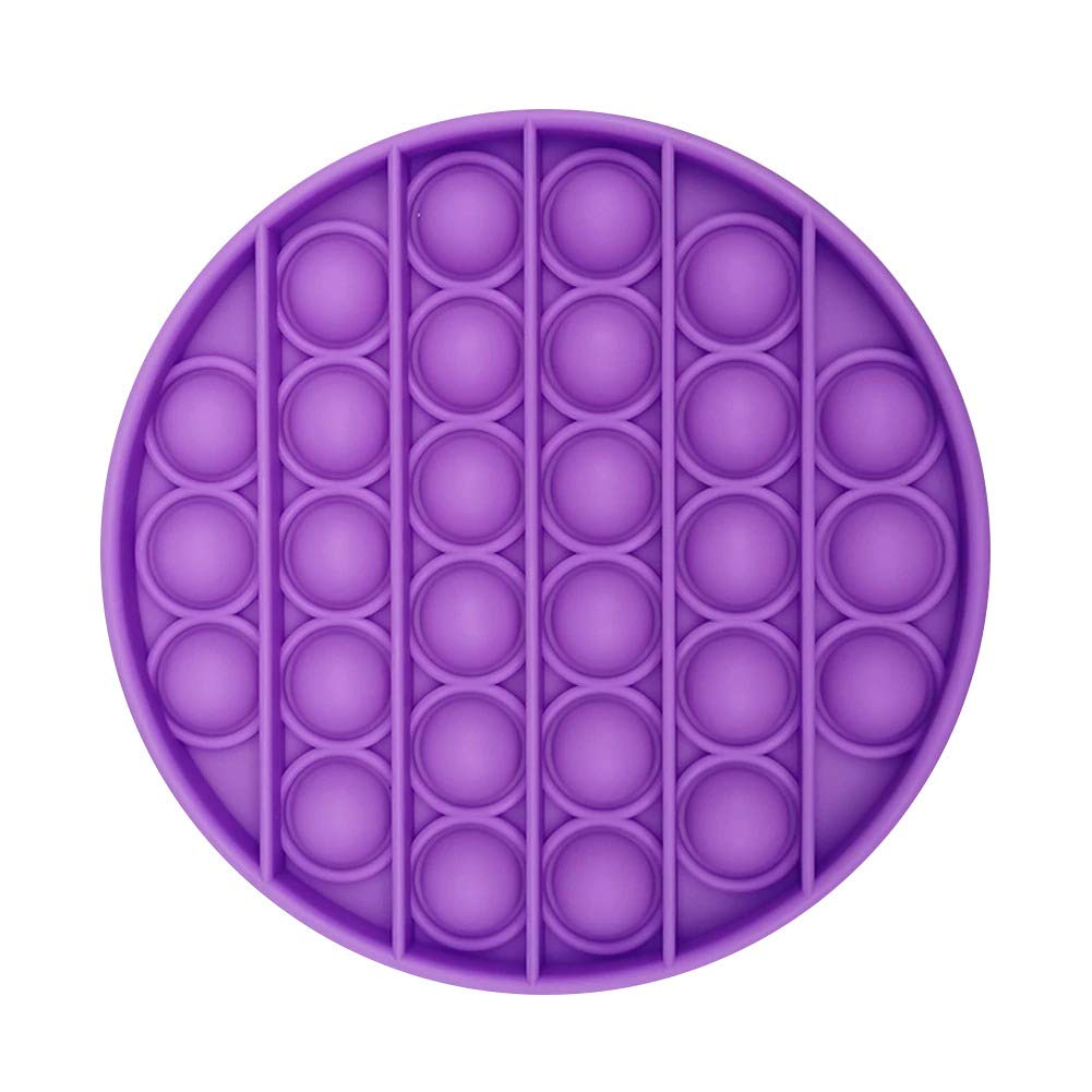 Rainbow Guitar Push Pop Bubble Squeeze Sensory Fidget Toy, Pop Fidgets Stress Anxiety Reliever Toys for Special Needs, Autism,Push Silicon Bubble Novelty Gadgets (1 PC)