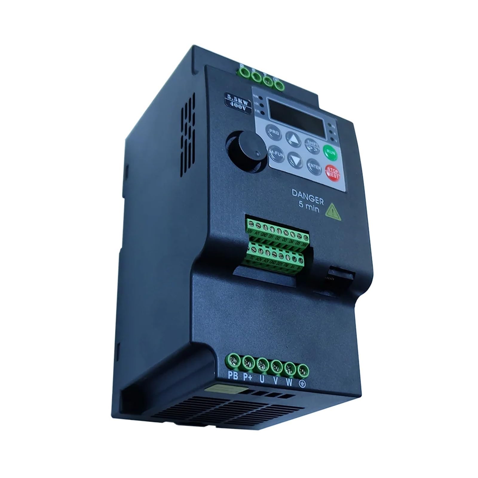 Convertitore di frequenza Inverter di Controllo della velocità del Motore a frequenza variabile VFD 380V 3,7KW/4/5,5KW 5HP/7,5HP(5.5KW-380V 3 Phase)