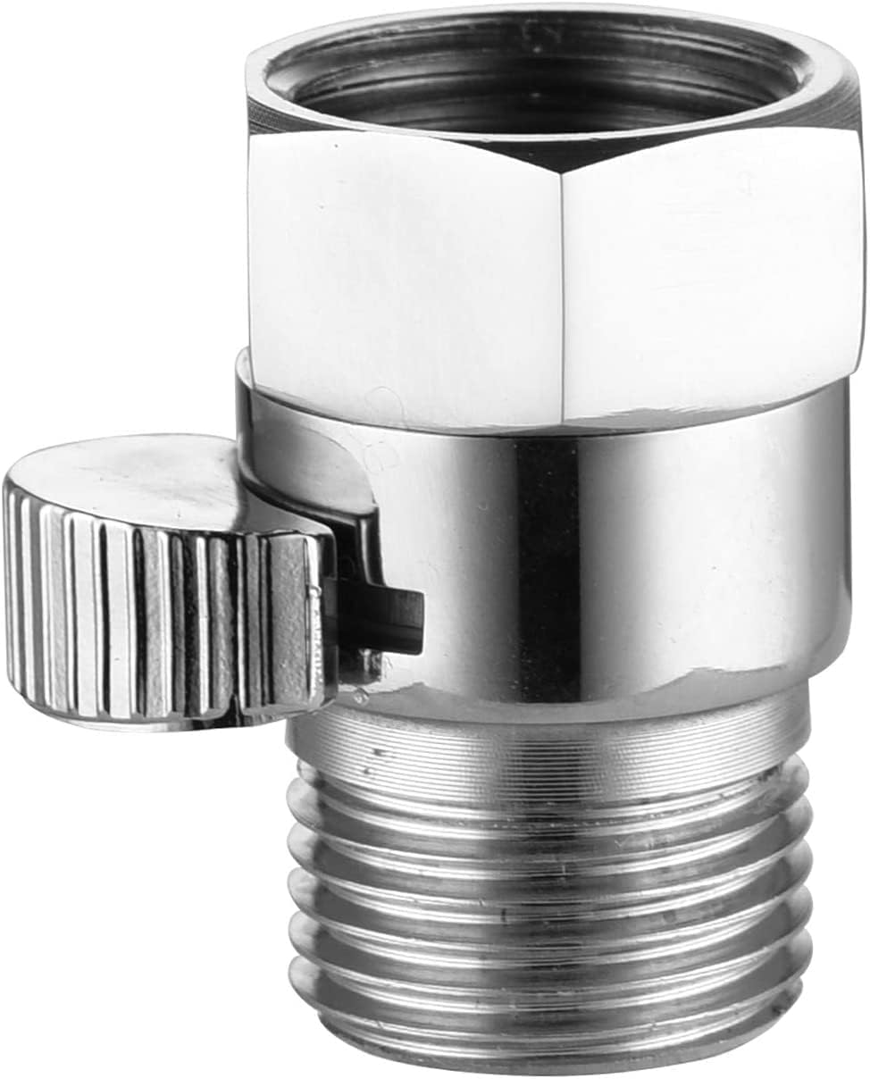 TERRIFI Shower On Off Valve, Brass Shower Head Hose Adapter, Faucet