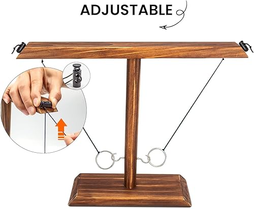 Miniatura 2 de Ring Toss Game for Adults Table Games - Camping Games for Adults - Yard Games Outdoor Games for Adults and Family - Hook and Ring Games for Camping