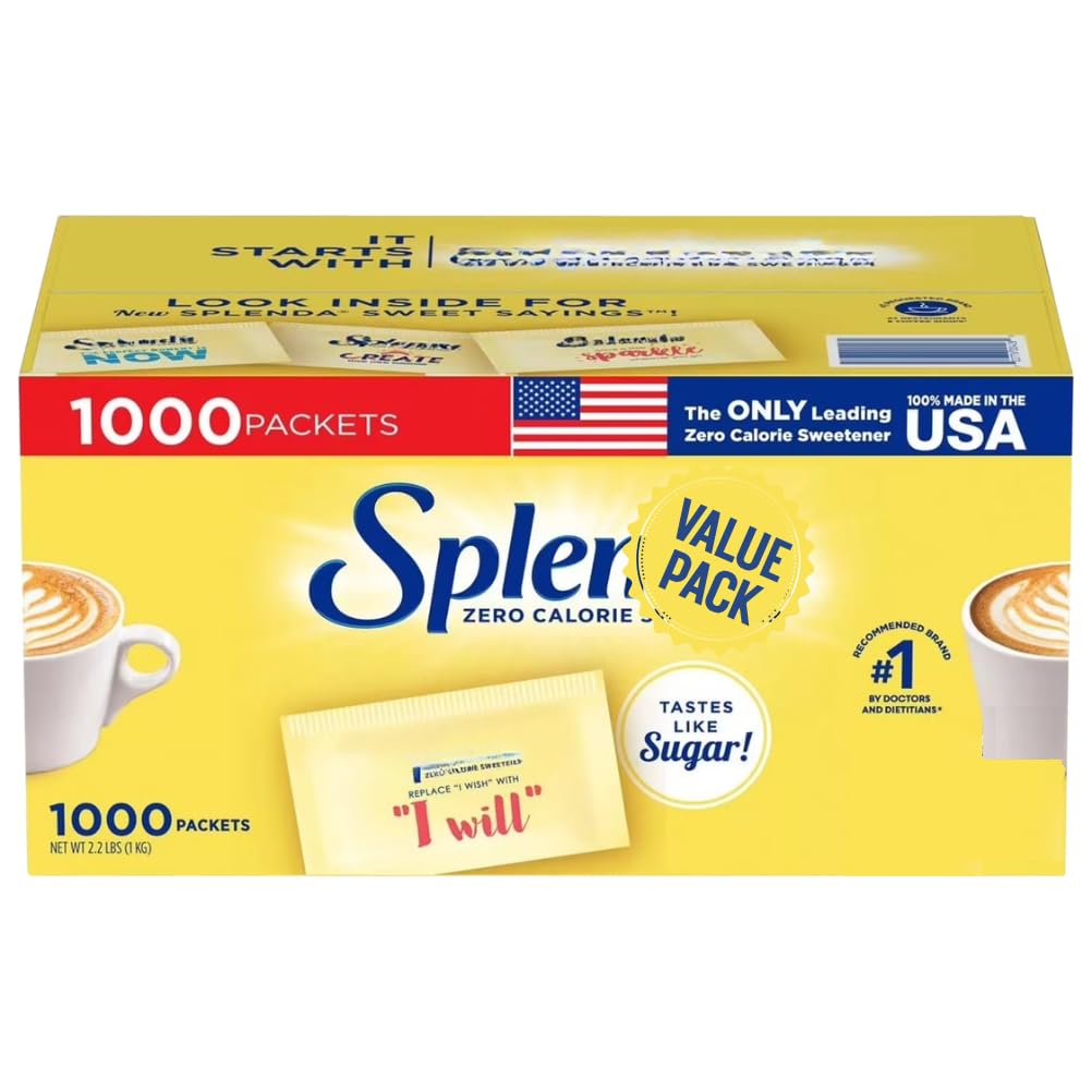 Zero Calorie Sweetener Packets, 1000 ct