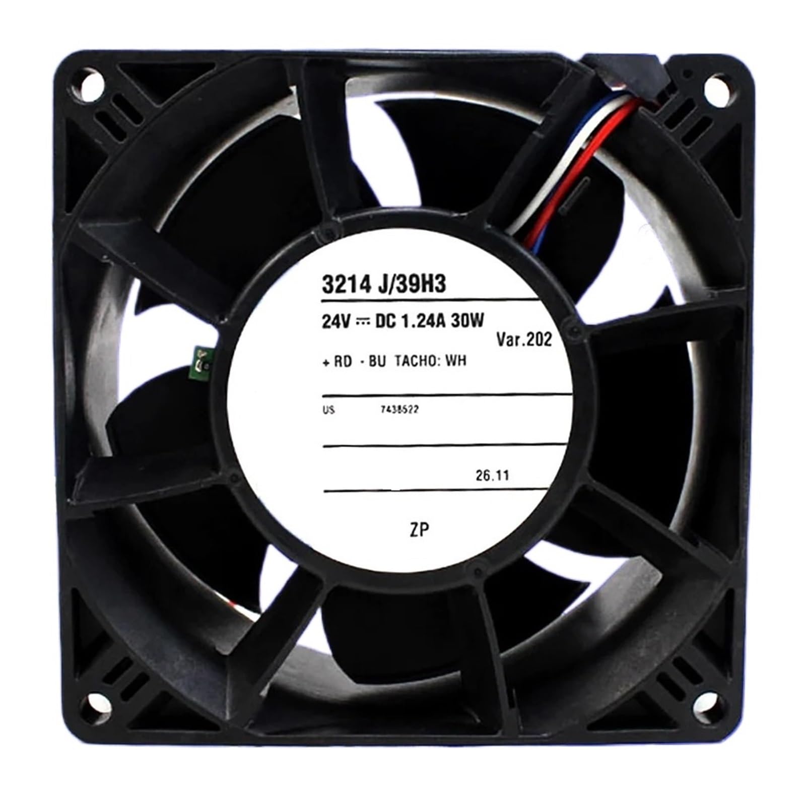 ELZNSQQK 3214J/39H3 3214 J/39H3 24VDC 30W Cooling fan 9238 9CM 92 * 92 * 38MM