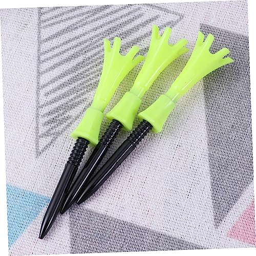 9pièces Tee Réglable Vert et Outils Entraînement Swing Golf