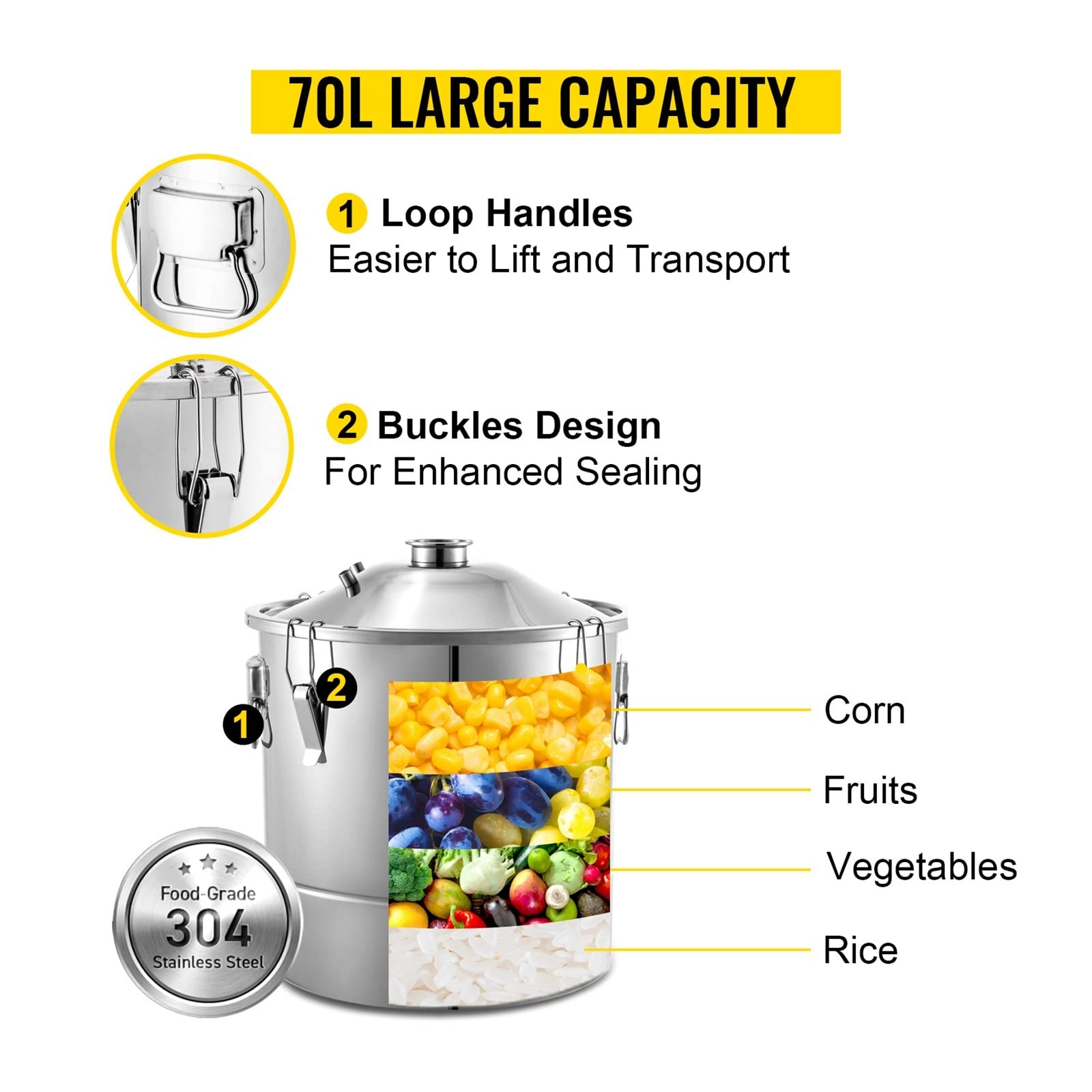 EDEDE Máquina destiladora de Alcohol de 20L, 30L, 50L, 70L, Equipo de elaboración de Cerveza, Aparato dispensador de Vino Moonshine DIY, Kit de electrodomésticos(20L)