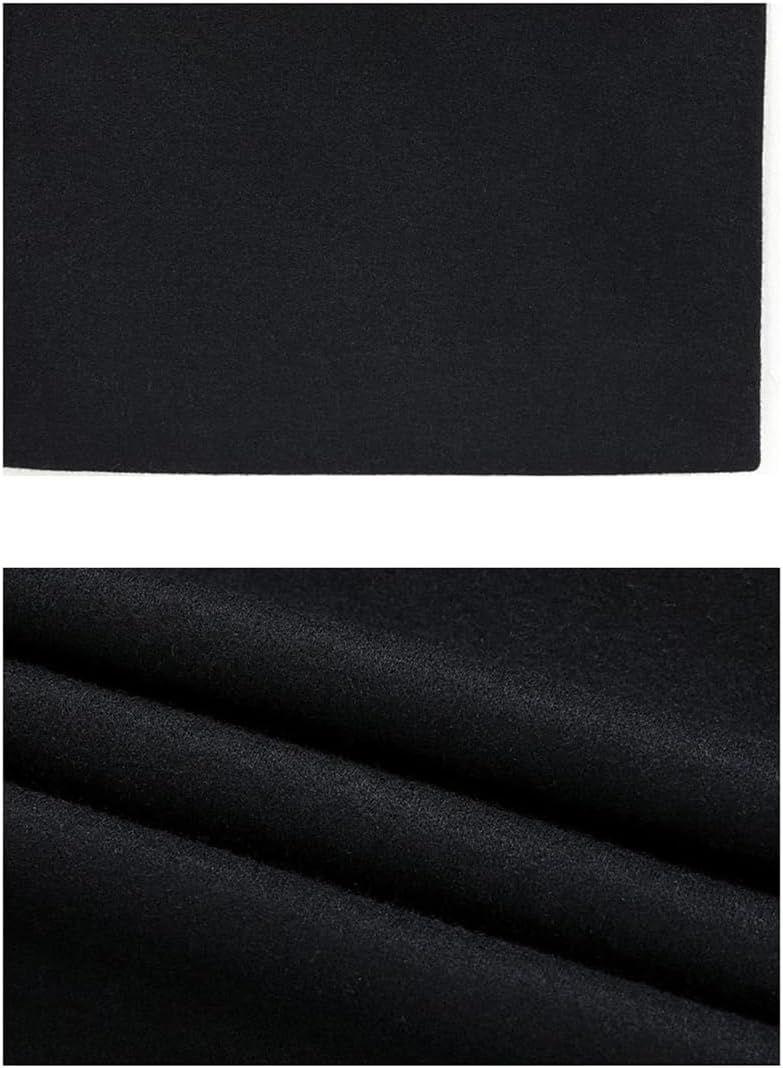 Haitpant Men's Wool Coats Spring Autumn Winter Long Hooded Woolen Jackets Trench Streetwear Overcoat Hip Hop Windbreaker