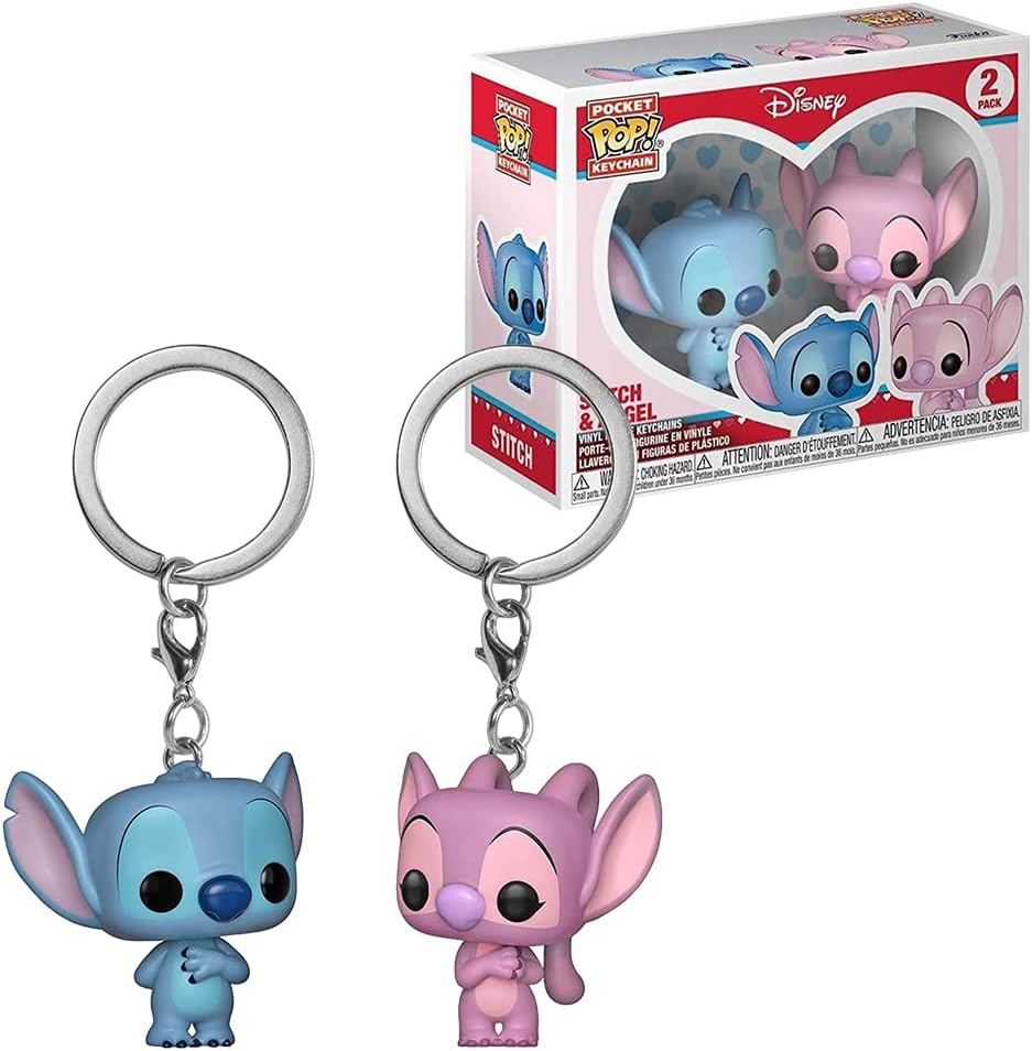Stitch Figure Keyring Stitch Model Keyring Stitch Keychain Pendant Cartoon Kids Stitch Keychain