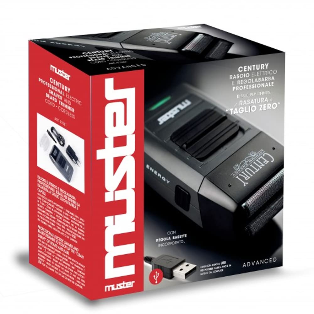 Muster Macchina Century Black Taglio Zero (57081)