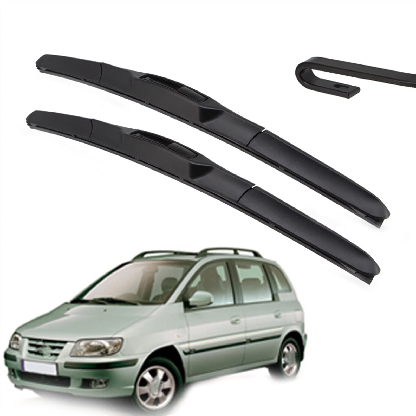 Balais d'essuie-glace auto Hyundai Matrix balayage silencieux sans trace 22+16 pouces