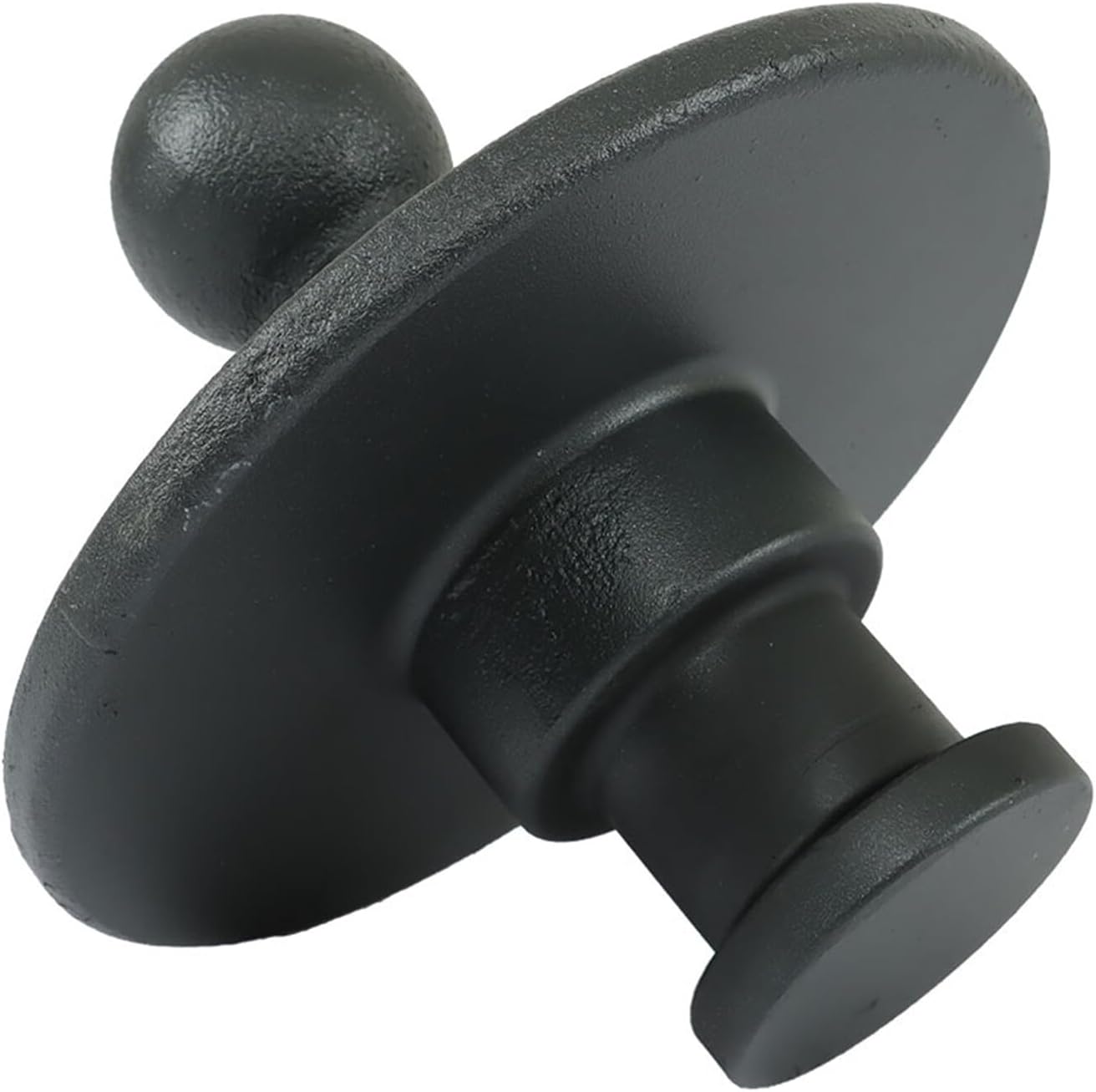 Gooseneck Ball Adapter Trailer Hitch Fifth Wheel Kingpin to 2-5/16 Inch Gooseneck Ball Towing Receiver Adapter Black