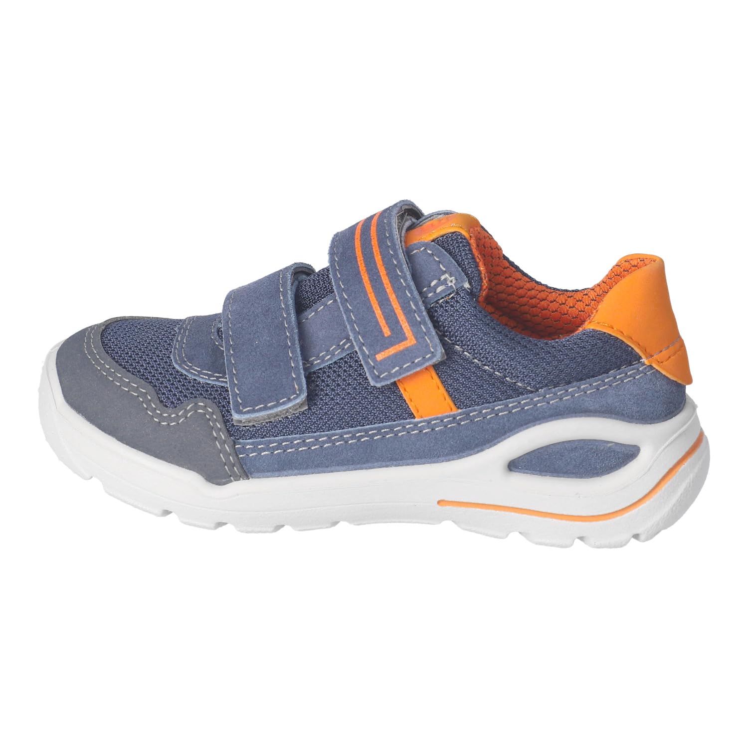 RICOSTA Jungen Kletthalbschuhe Rider, Kinder Halbschuhe, Weite: WEIT, lose Einlage, Klettschuhe, Sneaker, Klettverschluss, Reef/Ozean (140), 32 EU