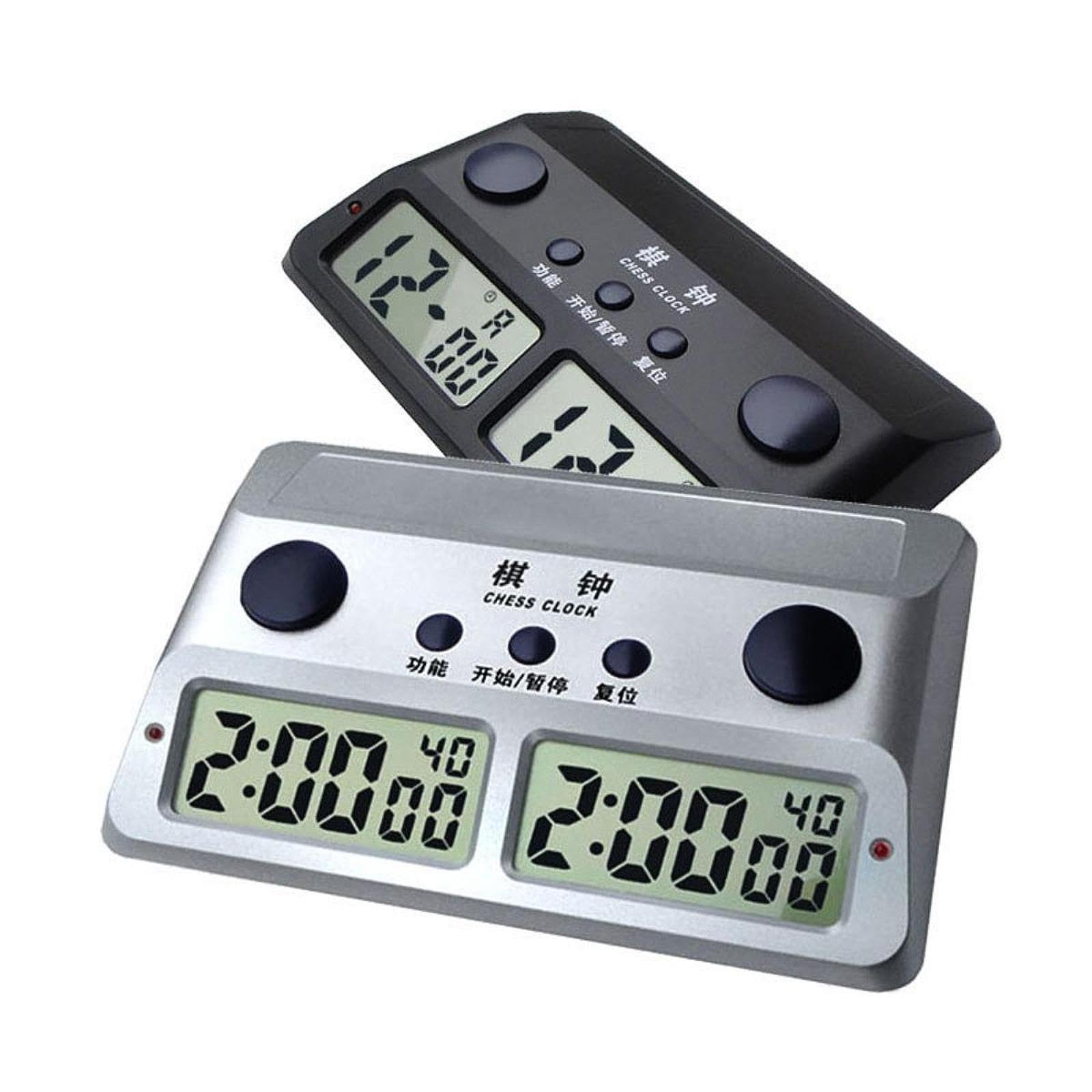 Reloj de tiempo de competición de ajedrez cuenta atrás para juegos de mesa, función de memoria