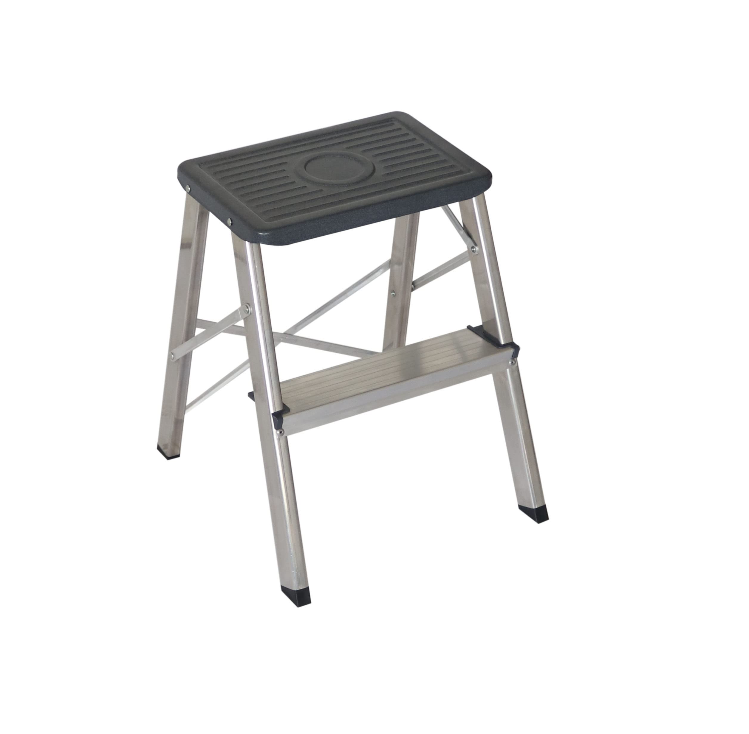 Escalera de aluminio de 2 peldaños, SOQAL