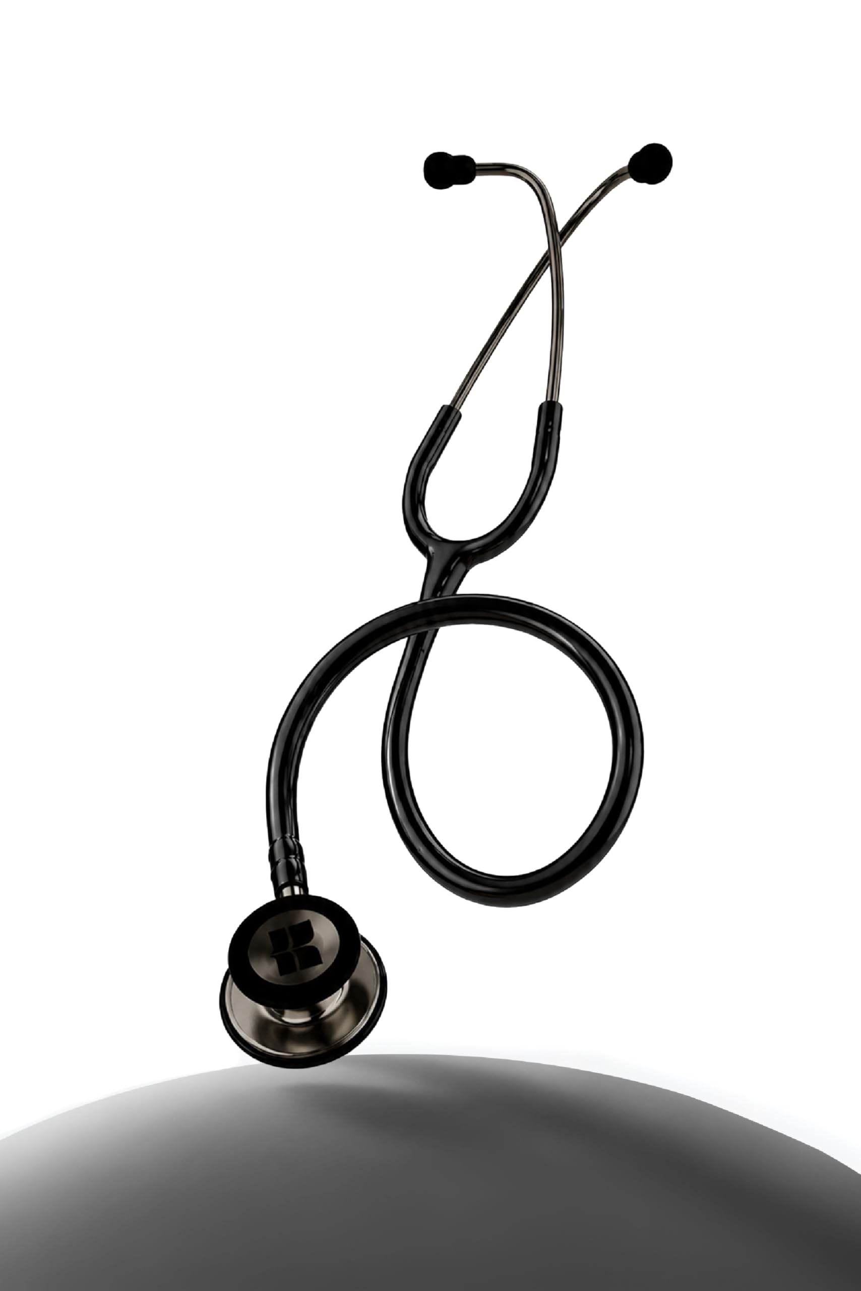 Knya 6sense Stethoscope | Dual-Lumen Tubing | Dual-Sided Chest Piece for Adult & Pediatric Use | Lightweight Stainless Steel Build | Soft-Seal Ear Tips | Made in India | Comes in a Premium Gift Box (All Black)-image-6