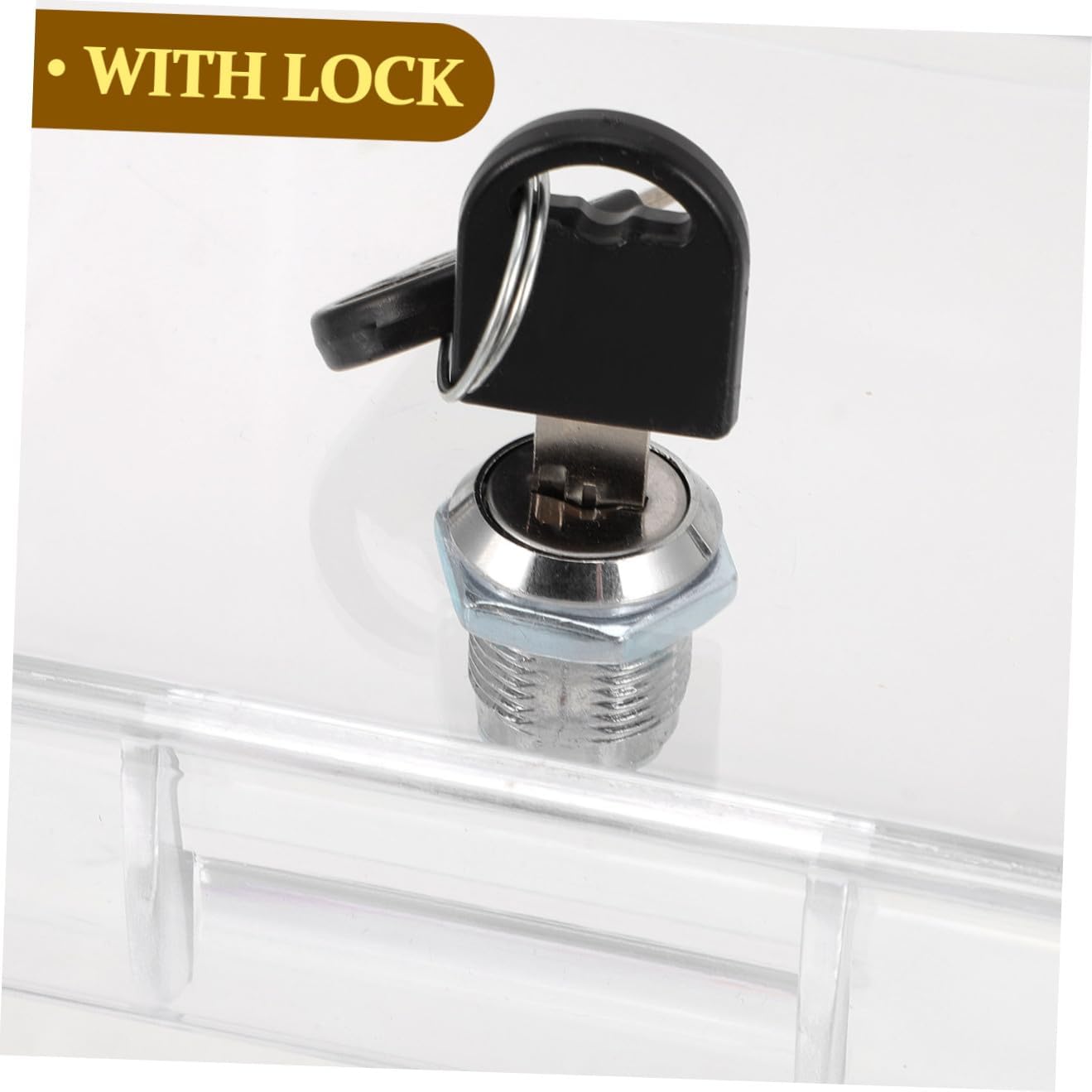 Wedding Card Box with Lock and Keys Acrylic Wedding Reception Envelope Holder Box Blessing Cards Storage