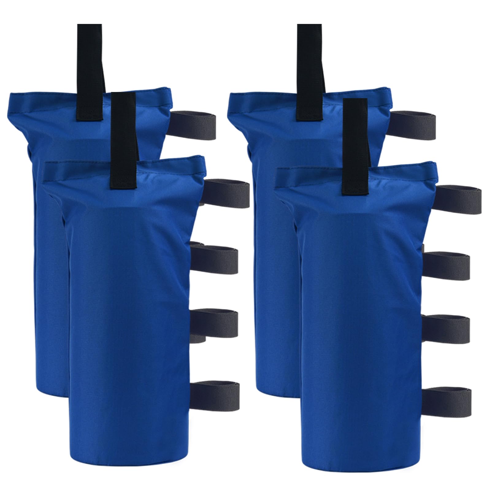 Joramoy Heavy Duty Canopy Weight Bags (150LBS) for Pop Up Canopy Tent - Leg Weights, Set of 4, Blue (Without Sand)