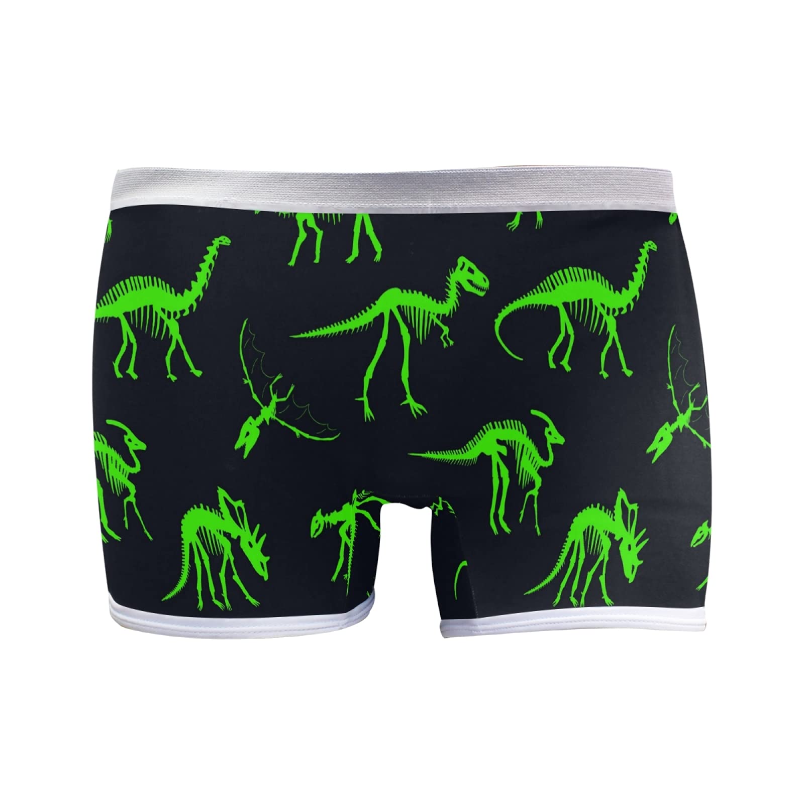 PUXUQU Women's Boyshort Boxers Shorts Dinosaur Bones Boxer Briefs Panties Underwear for Women Girl Lady